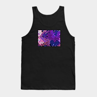 Genderfluid Pride Abstract Rounded Circuits Tank Top